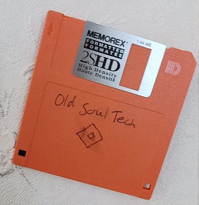 Autographed Old Soul Tech Floppy Disk
